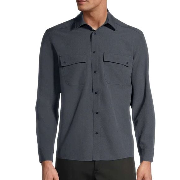 Knoss‎ Skyline Men's Performance Technical Shirt Carbon L NWT IN PACKAGING - Picture 1 of 6